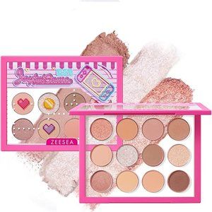 Zeesea Vending Machine 12 Eyeshadow Palette- Pink